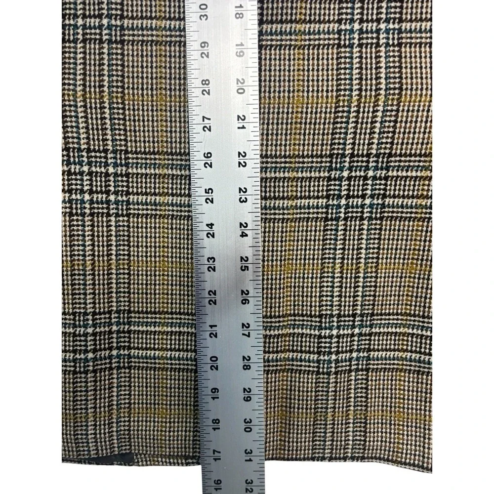 vtv 1970s Haspel 42R Multi-Color Plaid Heavy Tweed Blazer Jacket Sport Suit Coat